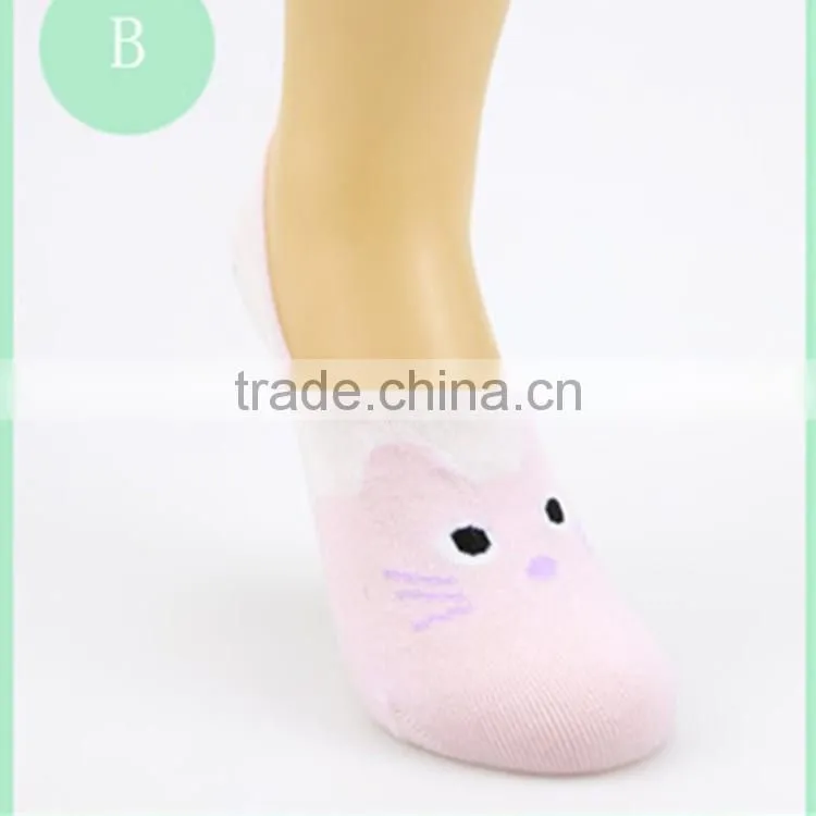 High Quality Female Animal Cat 6 Colors Cat Cartoon Socks Women Cotton Floor length sock for Lady Girl