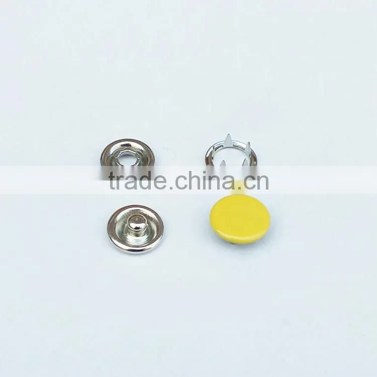 Fashion Colorful Baby Clothing Stainless Steel Ring Snap Button