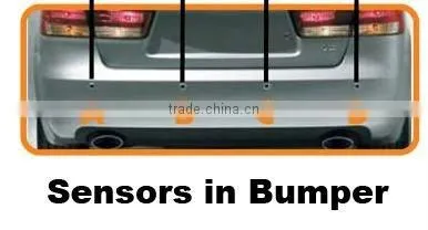 Roof mounted LED Display Alarm Reverse Radar System