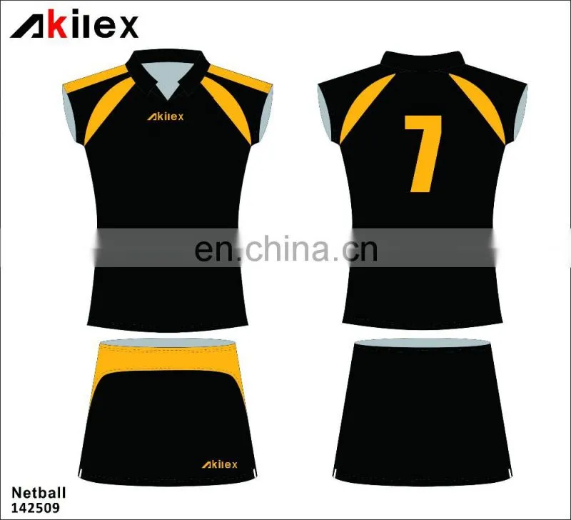 sublimation dry fit netball jersey with design