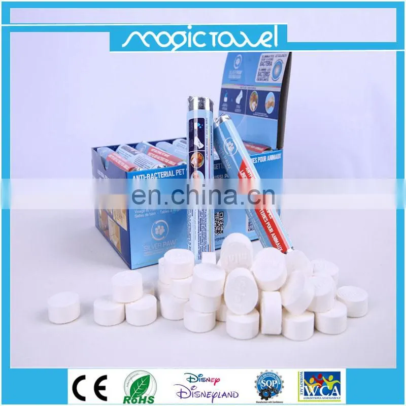 100% eco-friendly Biodegradable Non-woven Compressed Towel promotional gift