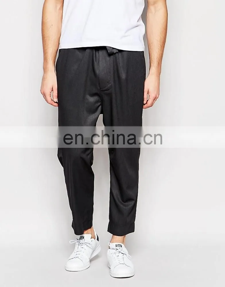 OEM Wholesale High Quality Latest Design Straight Pants With Cropped Rouge Hem Alibaba China