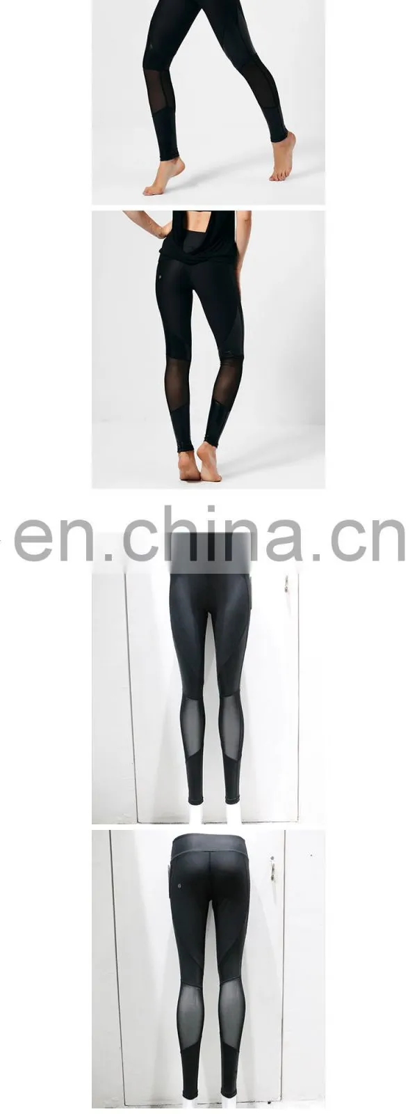 womens sports wear 2016 mesh stitching hot transfer prints new arrival compression sexy yoga pants for all ages manufacture