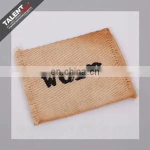 custom denim clothing brand name woven label for jeans