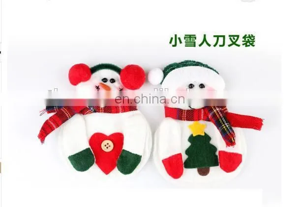 Snowman Christmas Silverware Holder Pockets By Collections