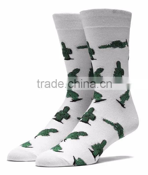 Fashion Cotton Jacquared Logo Socks Wholesale