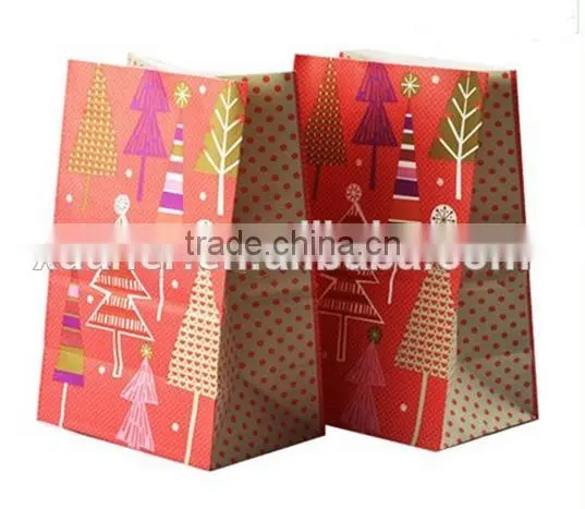 Custom eco feature food,gift paper packaging bag