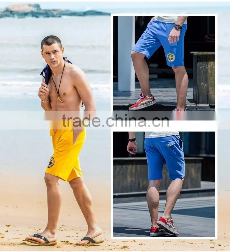2016 NEW Summer Mens Shorts Pants Sport Casual gym Short brand clothing boys Shorts Men Jogger Trousers Knee Length Shorts