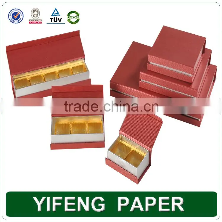 Custom Luxury Cardboard Paper Gift Packaging Chocolate Box