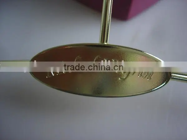 FM-54 Cute metal bra hanger with mini clips