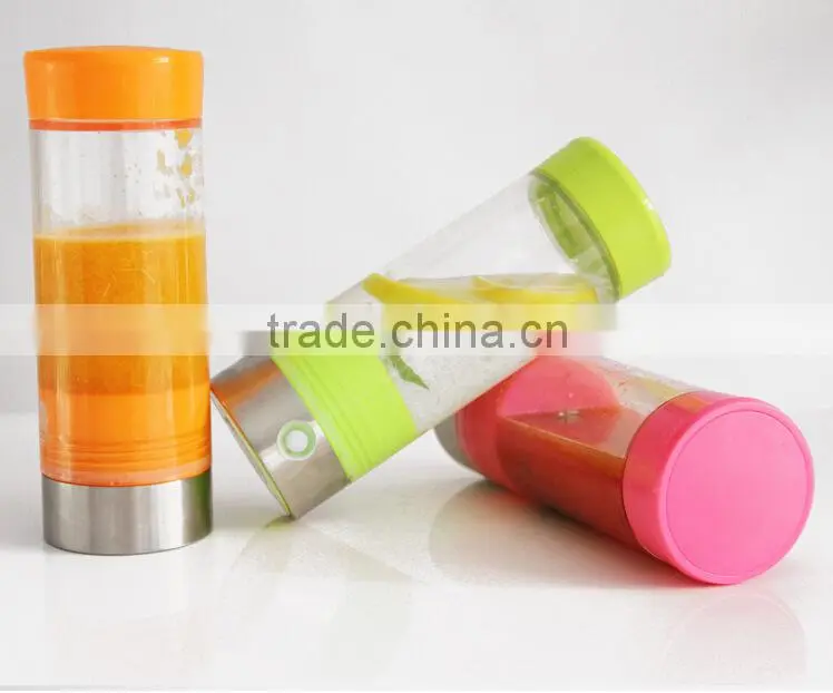 Mini travel blender/400ml travel juice blender BPA Free/Multi-functional fruit processor blender