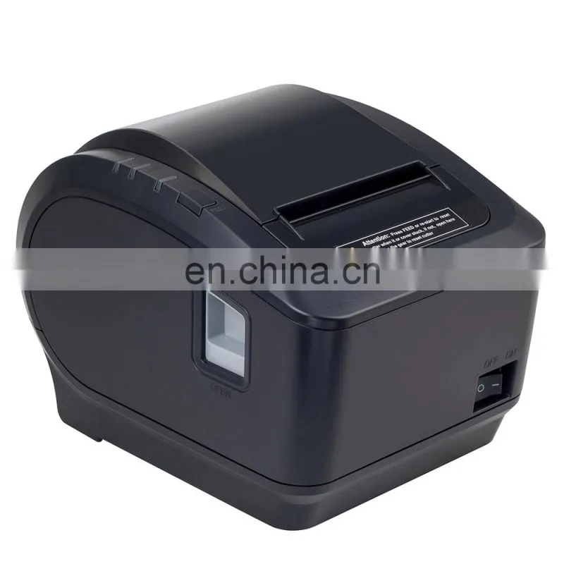80mm POS Thermal Printer Receipt Printer Supermarket Machine 300mm/s High Speed