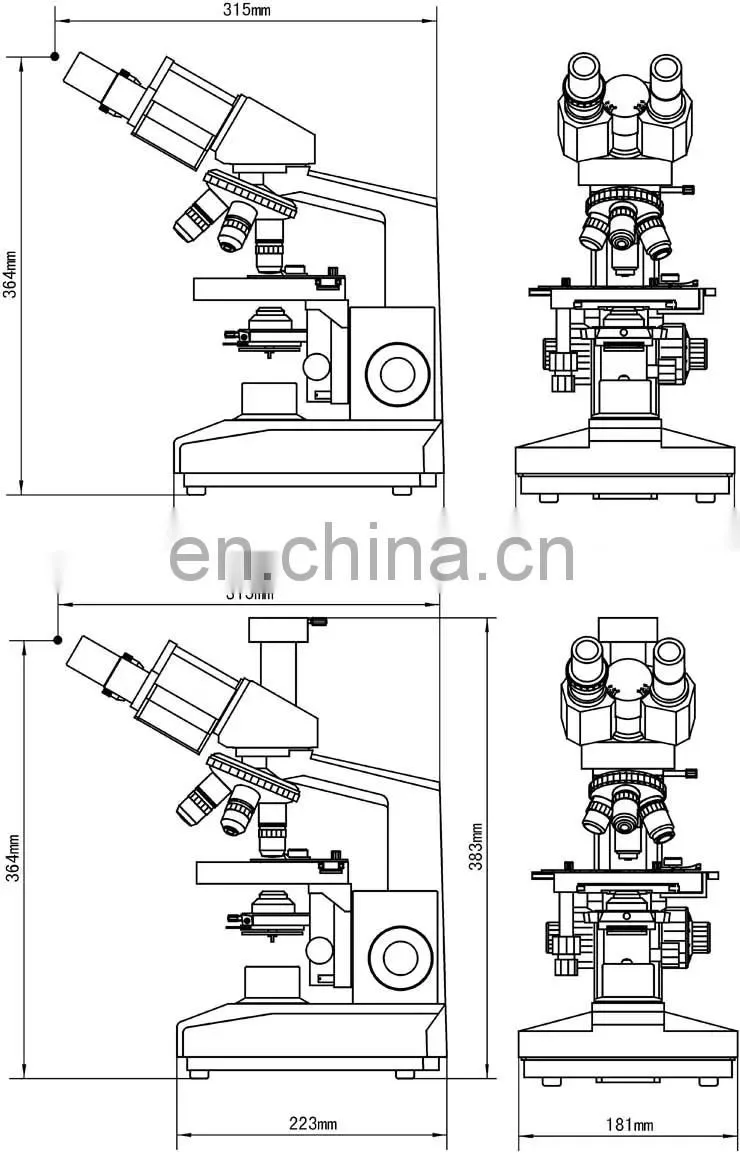 Liyi Laboratory Compound Binocular Optical Biological Microscope