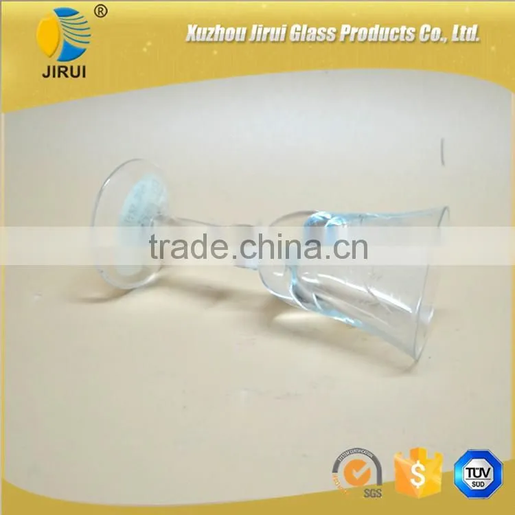 10ml clear small glass wine cup with high quality