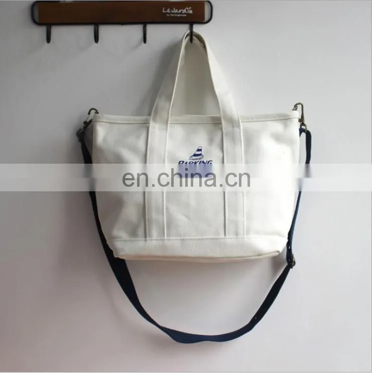 New Tote Canvas Packaging Lunch White Handbags