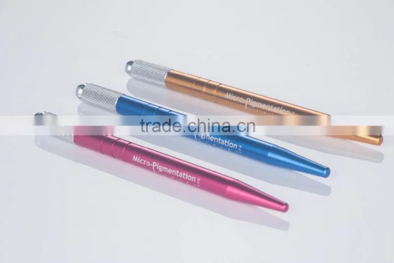 Hot Sell Permanent Makeup Microblading Eyebrow Blue Manual Pens With Light Weight