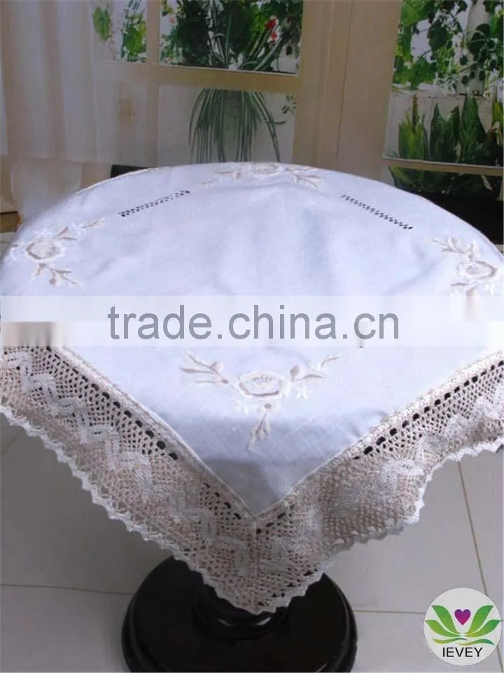 home textile tablecloth manufacturer coffee tablecloth hand embroidery designs tablecloth lmzc1005(9)K