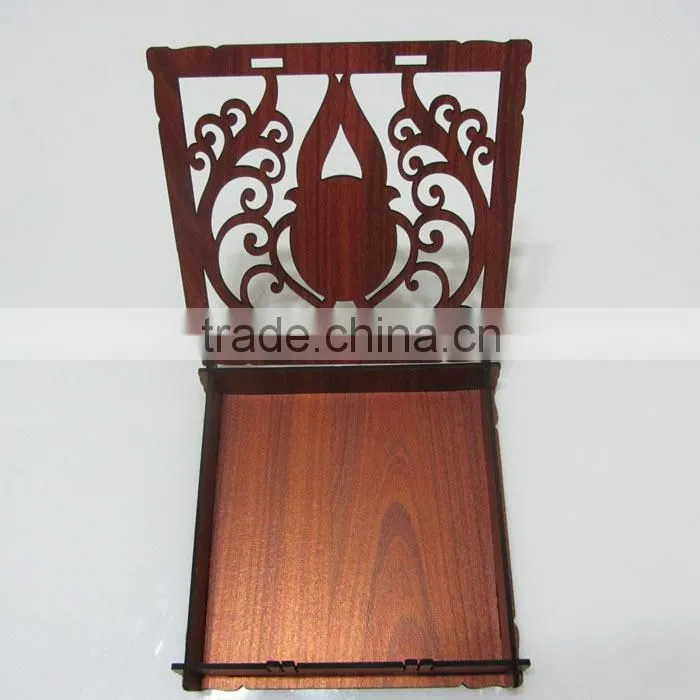 New design Material vintage style wedding invitation wooden box