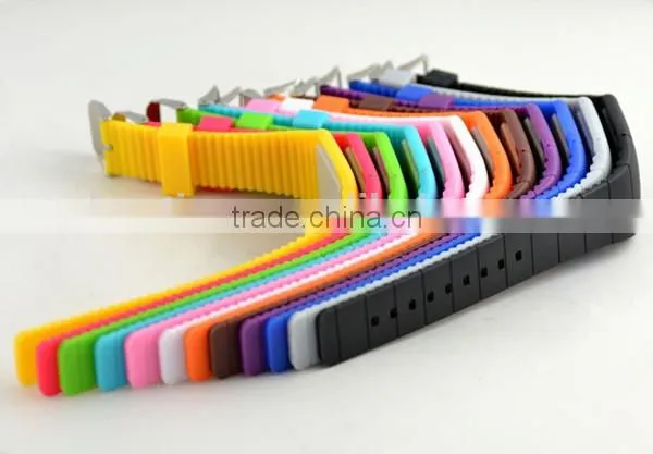 Hot selling vogue LED silicone bracelet watch china alibaba