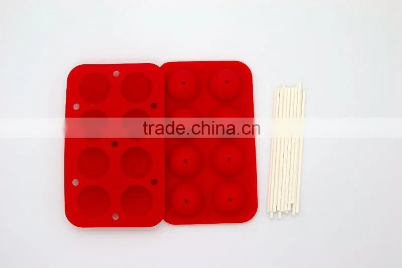 Rubber Silicone Chocolate Ball Mould , Ball Shaped Maker Mould