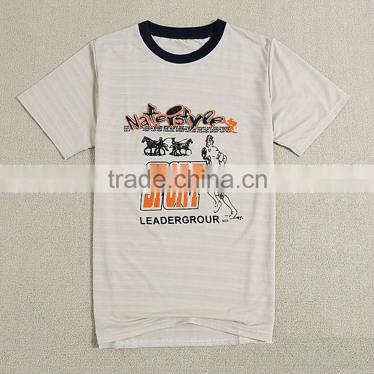 160g 100% cotton quality promotion T-shirt with custom logo print, silk screen T-shirt
