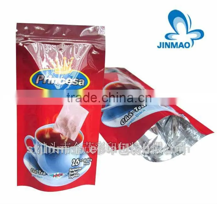 Printed chrysanthemum bag plastic packaging bag for tea