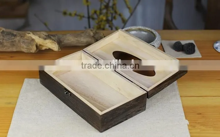 Searun facial tissue box,wooden tissue box,wood holder for tissue