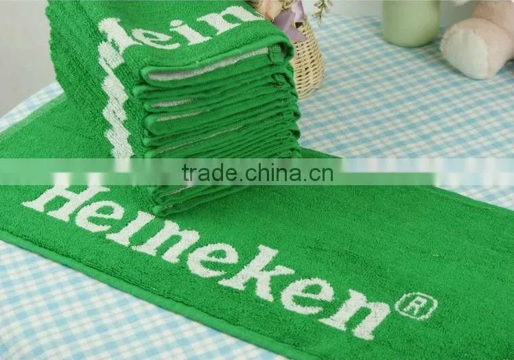 Yarn dyed jacquard beach towel