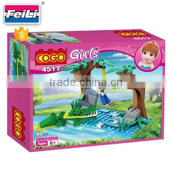 new 2016 cogo educational building blocks toys for girls