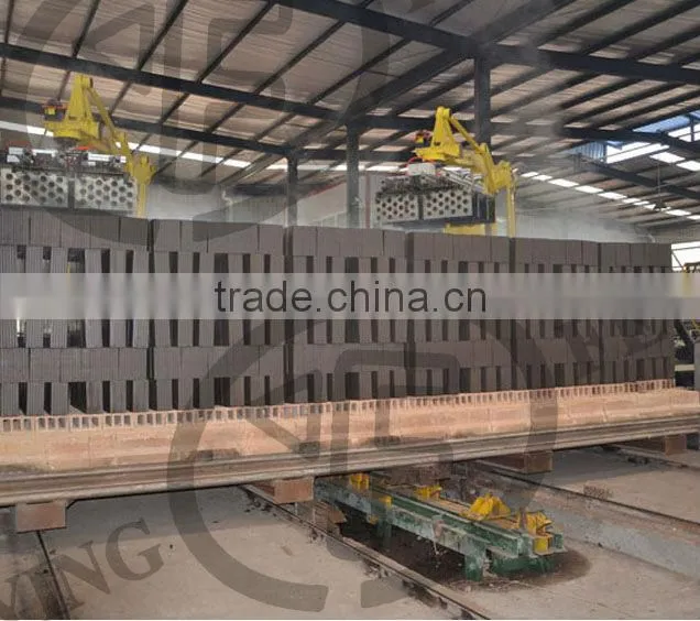 Fuel coal fired clay brick tunnel kiln