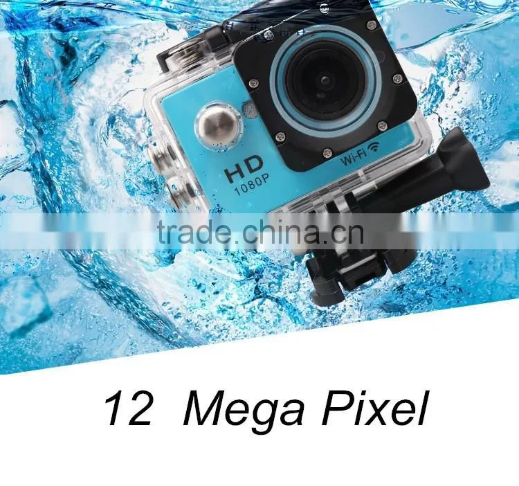 full hd 1080p action camera W9C wifi mini camera with 2.0inch sport camera