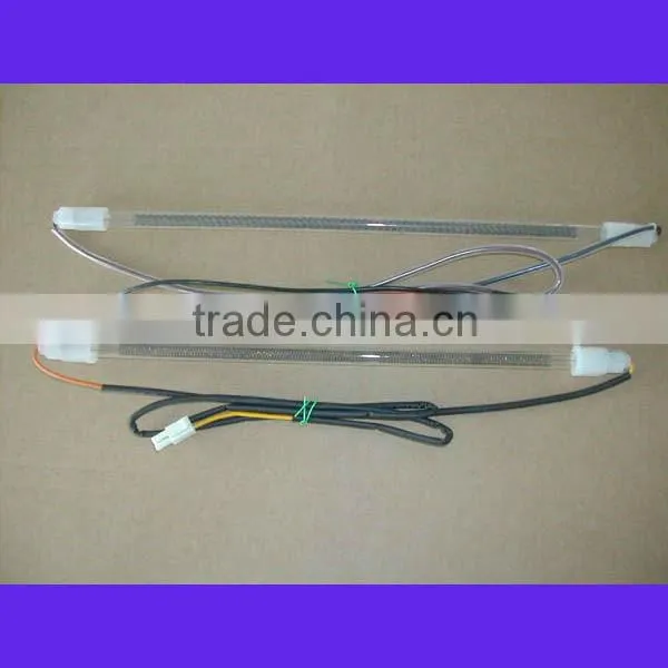 Quartz glass tube heater