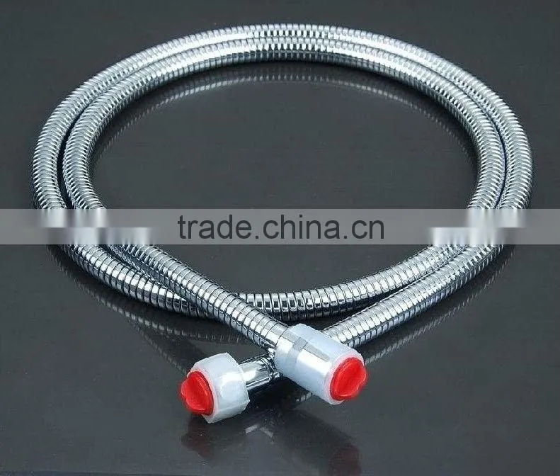 extensible brass double lock chrome plated shower hose