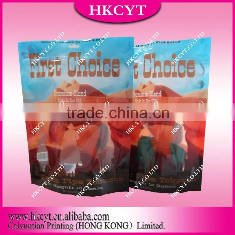 Sea feed packaging bag foe aluminum foil/Customs sea food packaging with slide zipper