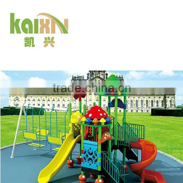 plastic swing and slide set