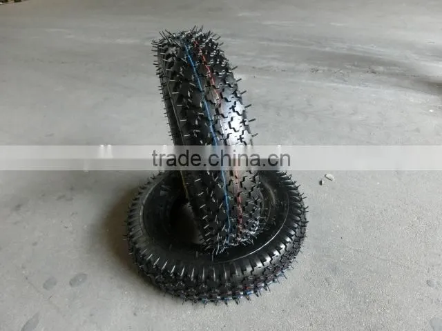 wheelbarrow out tire 4.00-8 diamond pattern wheelbarrow tyre