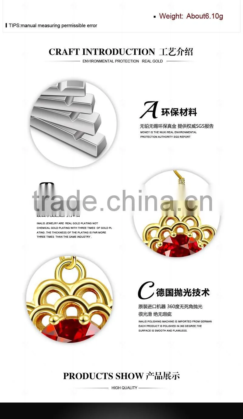 Ruby stone wavy round line earring bule gemstone jewelry earring