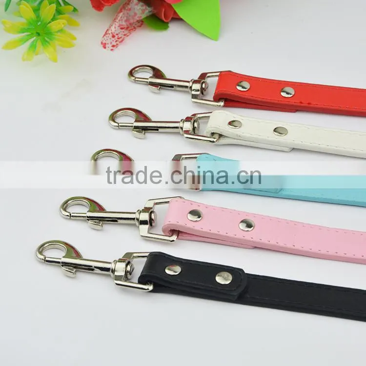 Colorful Soft Leather Walking Decorative Dog Leash