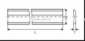 Woodworking Planer Knife For Bulldozer System