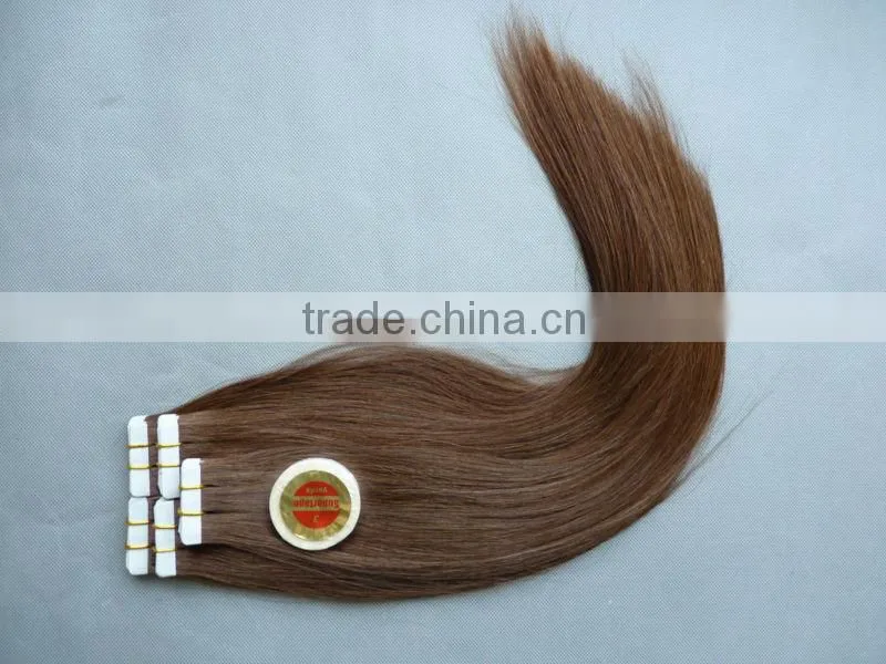 no tangle no shedding wholesale price 5A+ remy colored hair tape 613#