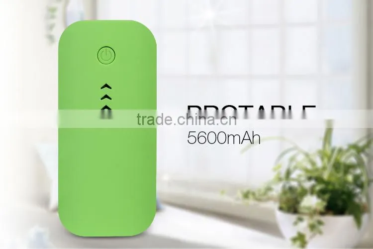 5600mah portable power bank china supply/high quality low price universal power bank