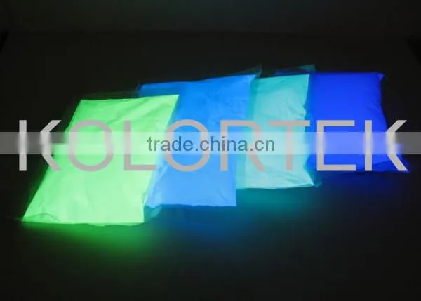 Nail polish colorants, natural non toxic glow in the dark pigment powder