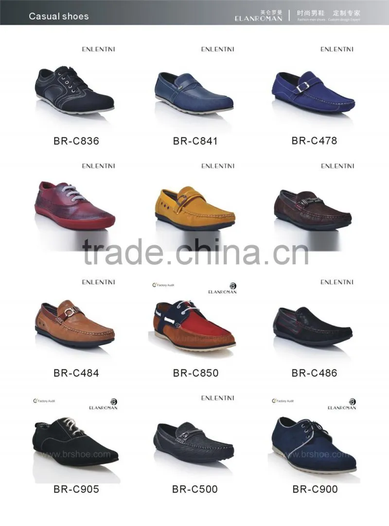 Fashion cheap casual shoes men leather shoes