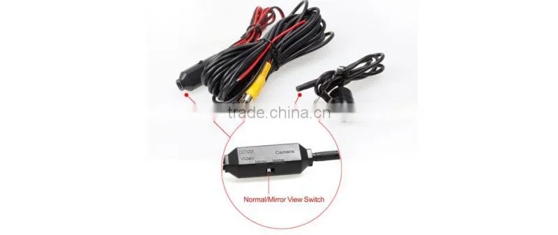 FCC certificate Car rear view camera with normal view switchable car rear camera