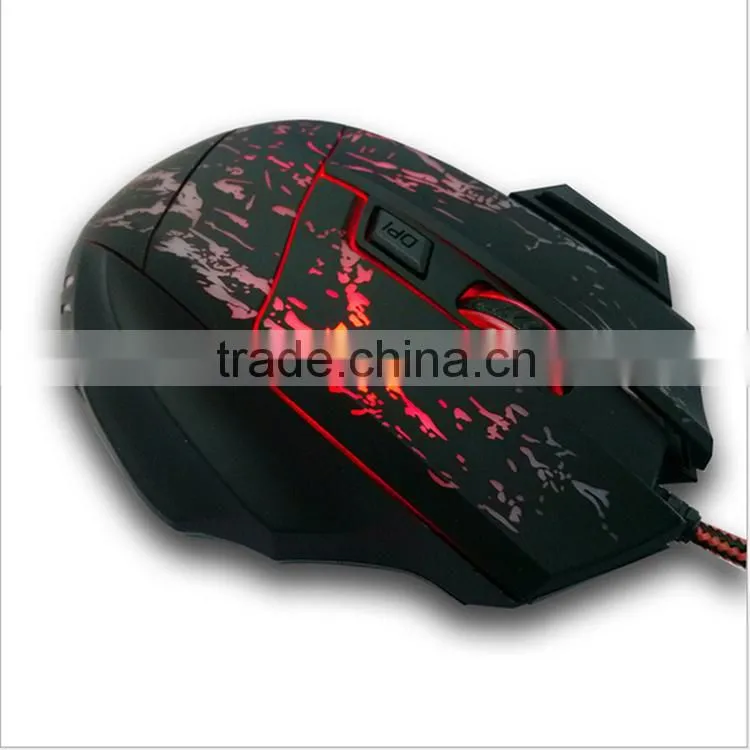 2400DPI 6D Gaming Mice With LED, Hi-Q Cool Game Mouse 7 Color Mouse
