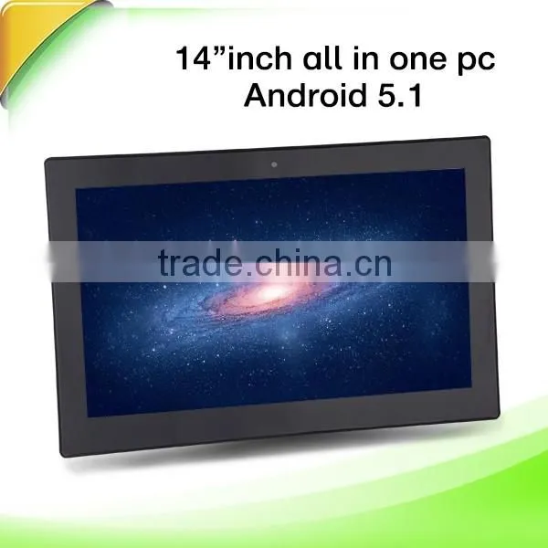 14 inch Android TV PC all in one with mouse and keyboard