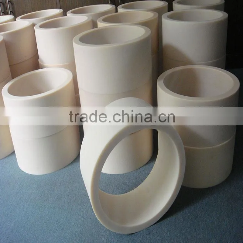 High pressure customized any diameter and length engineering white plastic pipe plastic nylon tube