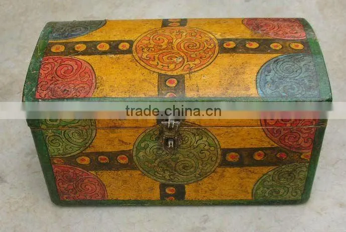Chinese antique tibet decorative storage box