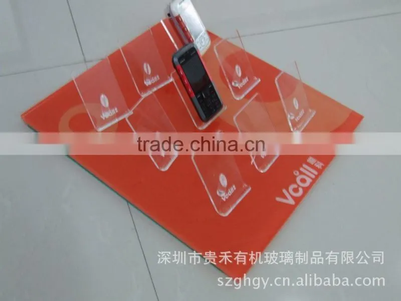Any Design High-grade transparent acrylic display rack for mobile phone