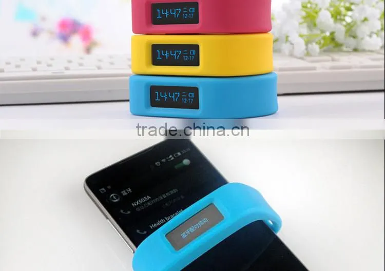 bluetooth bracelet with OLED screen, bluetooth smart bracelet with vibration sms, bracelet bluetooth for running